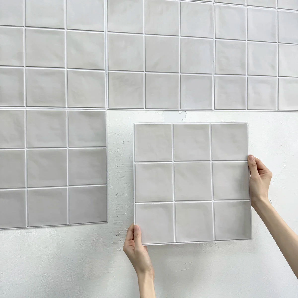 Peel & Stick Shower Tiles